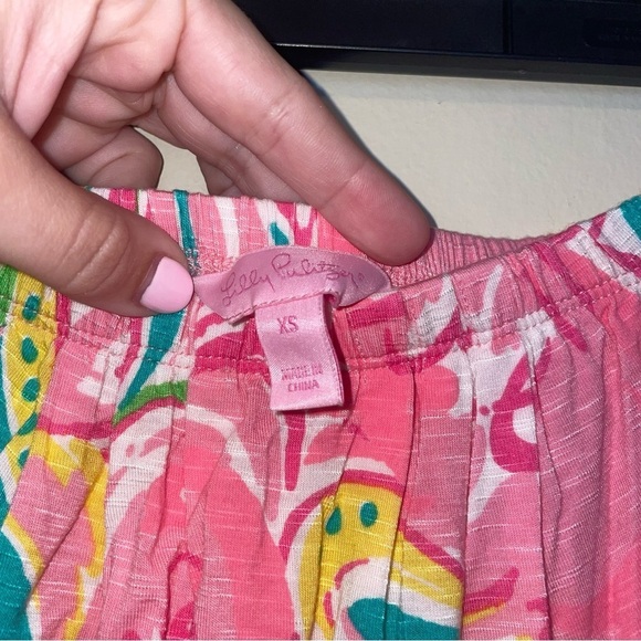 Lilly Pulitzer Marlisa Strapless Maxi Dress All Nighter Pink and Green Size XS - Picture 5 of 6